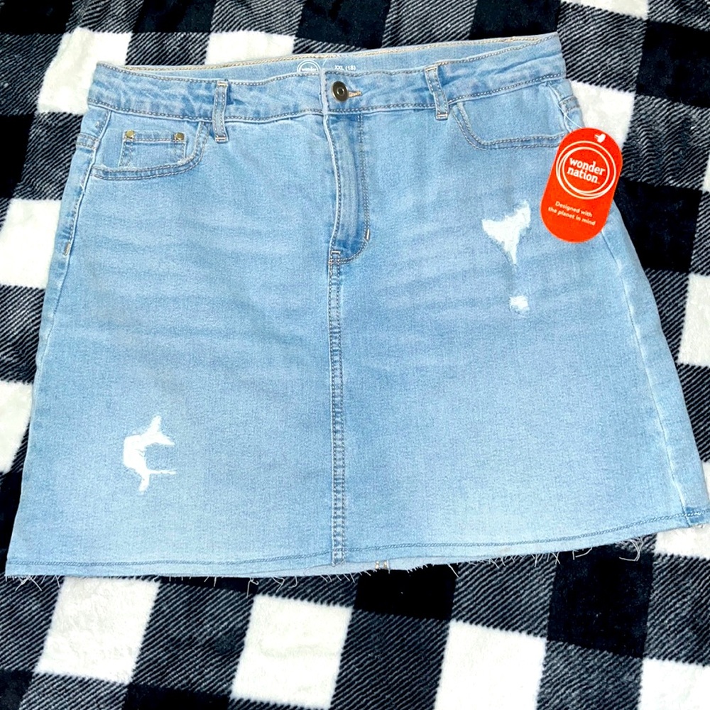 Wonder Nation Denim Skirt NWT